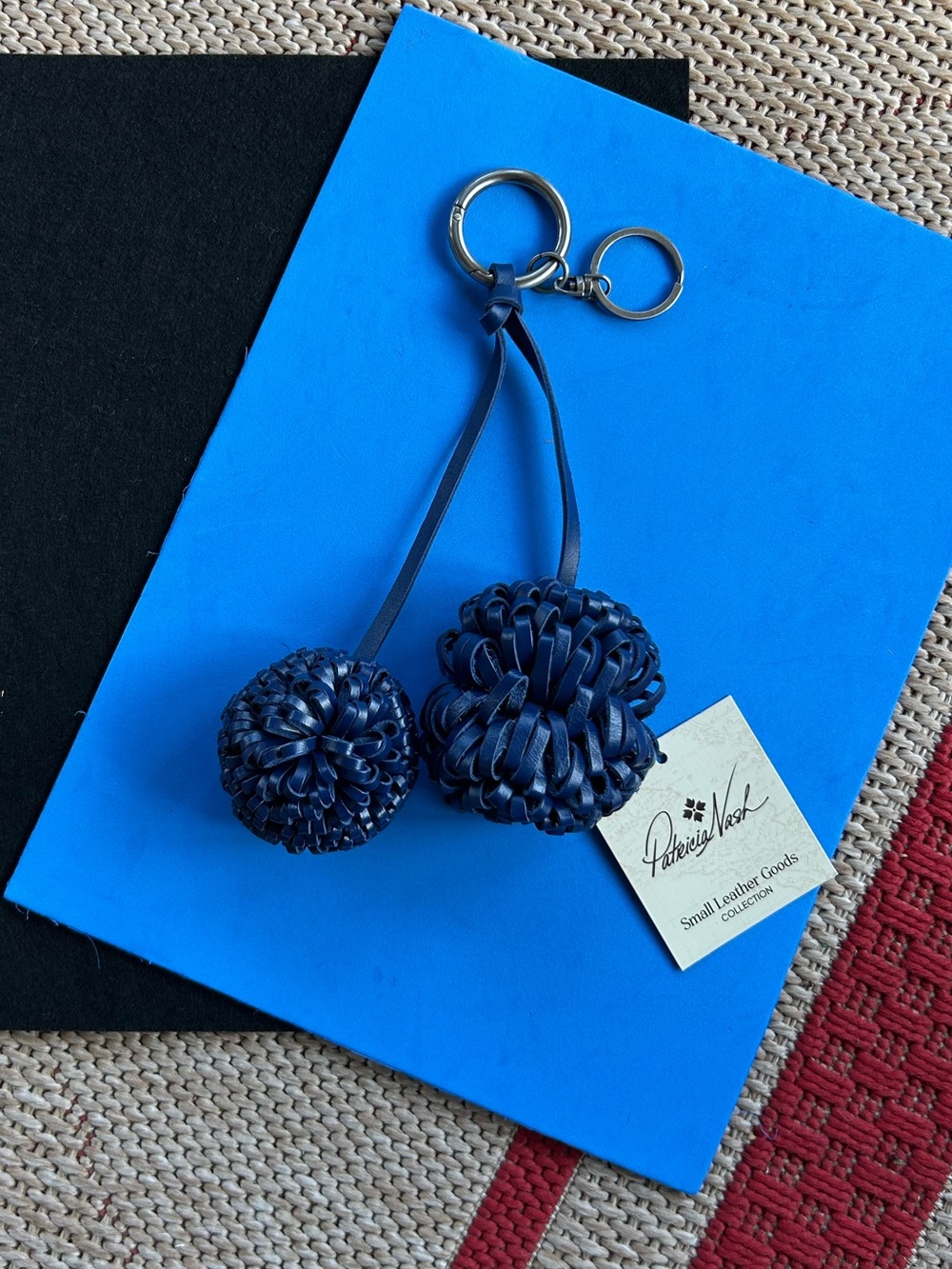 PATRICIA NASH (NWT) Leather Key Chain or Bag Charm